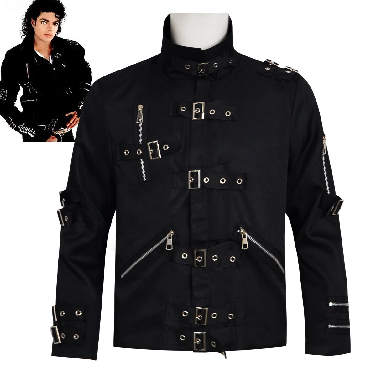 Leather Work Vest - جاكيت جلد V8 بانك هيفي ميتال