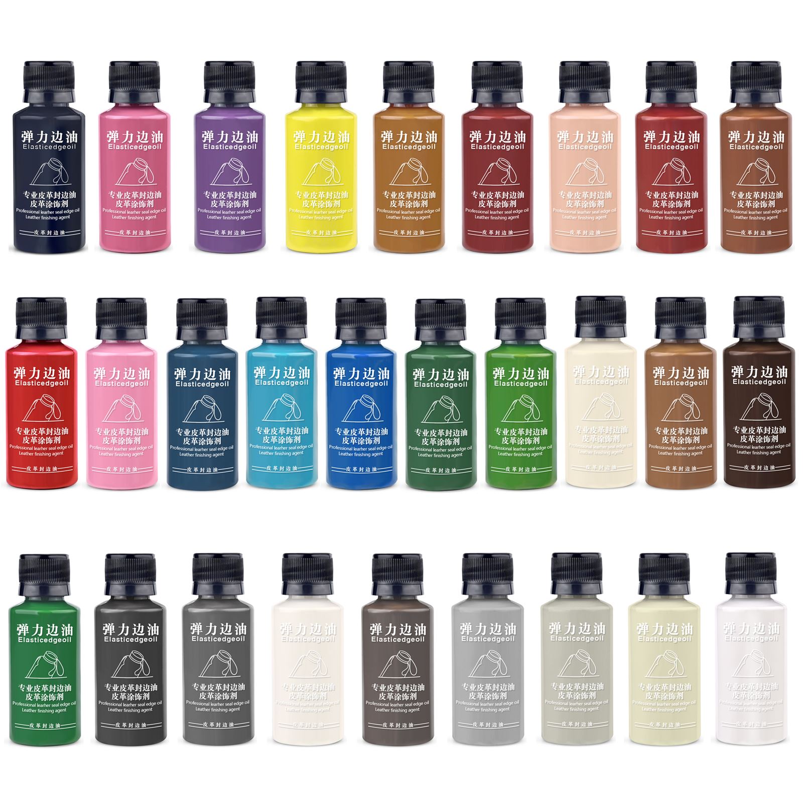 Leather Dye Finish - زيت طلاء حواف الجلد ، معاطف