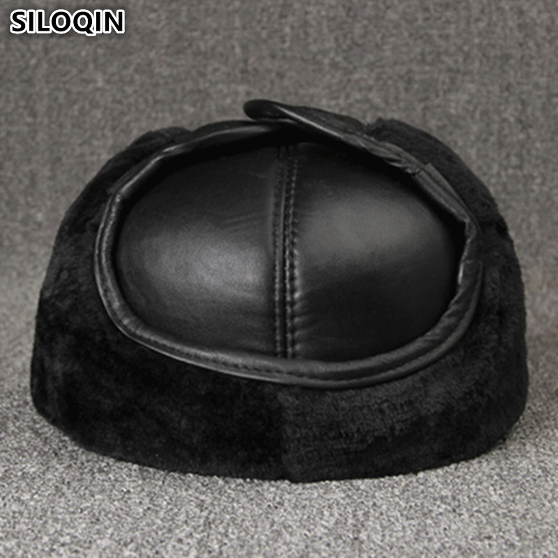 Leather Work Hat - قبعات من الجلد الطبيعي، قبعات شتوية
