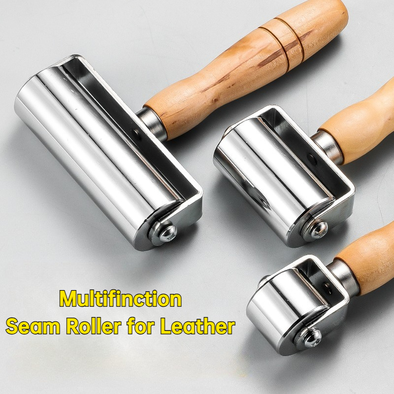 Leatherwork Edge Creaser - أداة تجعيد حواف الجلد بثلاثة أحجام