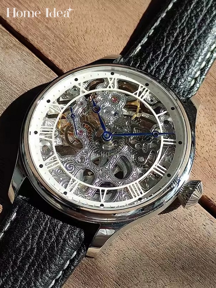 Leatherwork Ideas - ساعات يد رجالية ميكانيكية أنيقة ذات