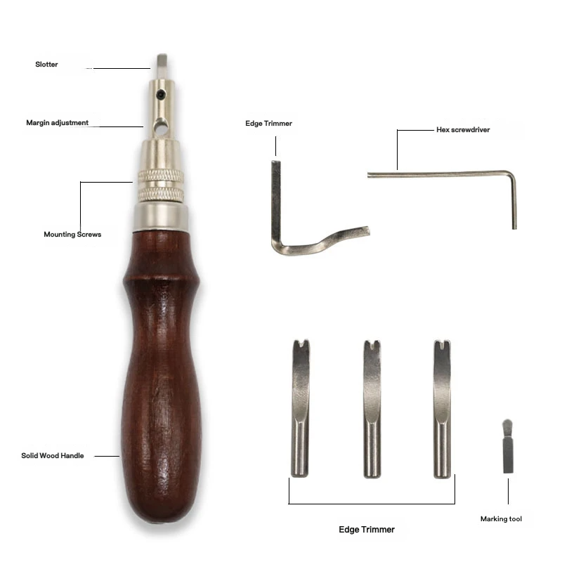 أداة متعددة الوظائف 7 في 1 لمع - مراجعة Leatherwork Edge Creaser وسعره