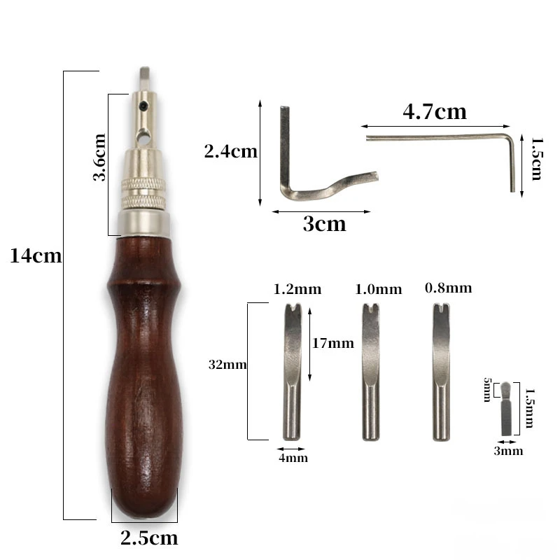 أداة متعددة الوظائف 7 في 1 لمع - مراجعة Leatherwork Edge Creaser وسعره