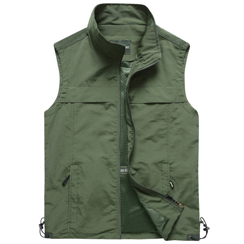 الرجال في الهواء الطلق شبكة رق - مراجعة Leather Work Vest وسعره