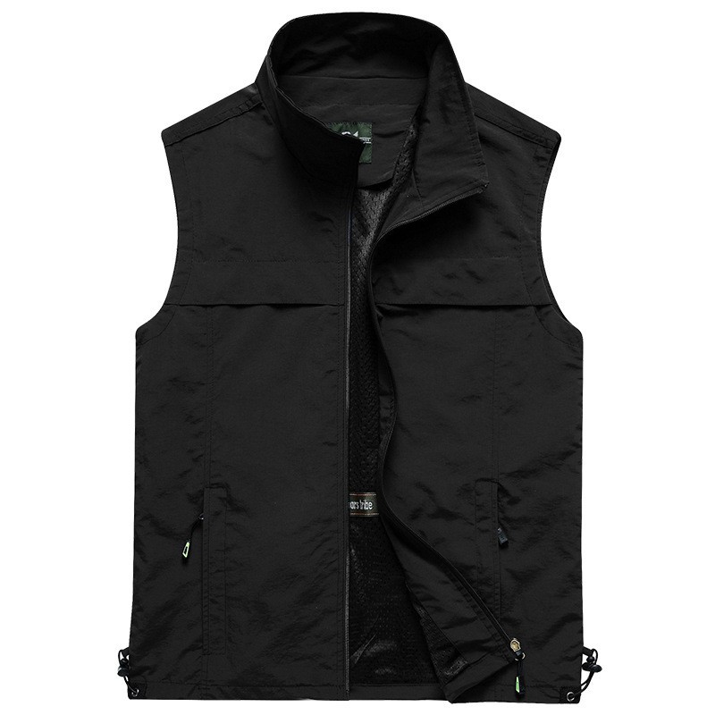 الرجال في الهواء الطلق شبكة رق - مراجعة Leather Work Vest وسعره