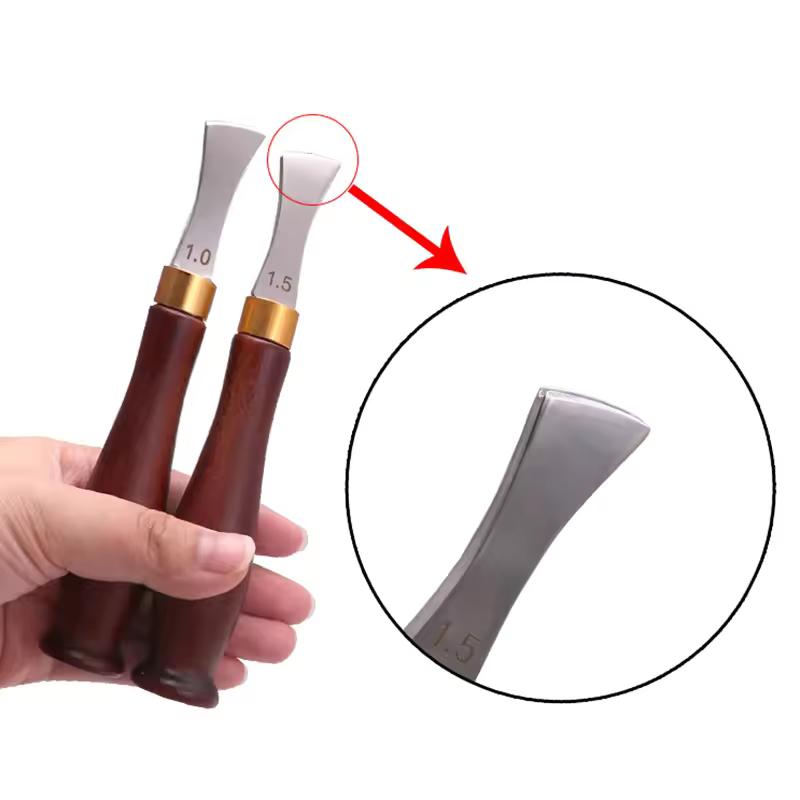 4 قطع من أدوات تشكيل حواف الجل - مراجعة Leatherwork Edge Creaser وسعره