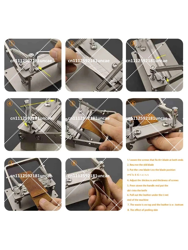 آلة تقشير وتقطيع الجلد اليدوية - مراجعة Leatherwork Manual وسعره