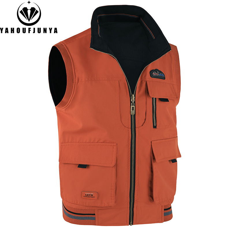 سترة رجالية ربيعية صيفية 2026  - مراجعة Leather Work Vest وسعره