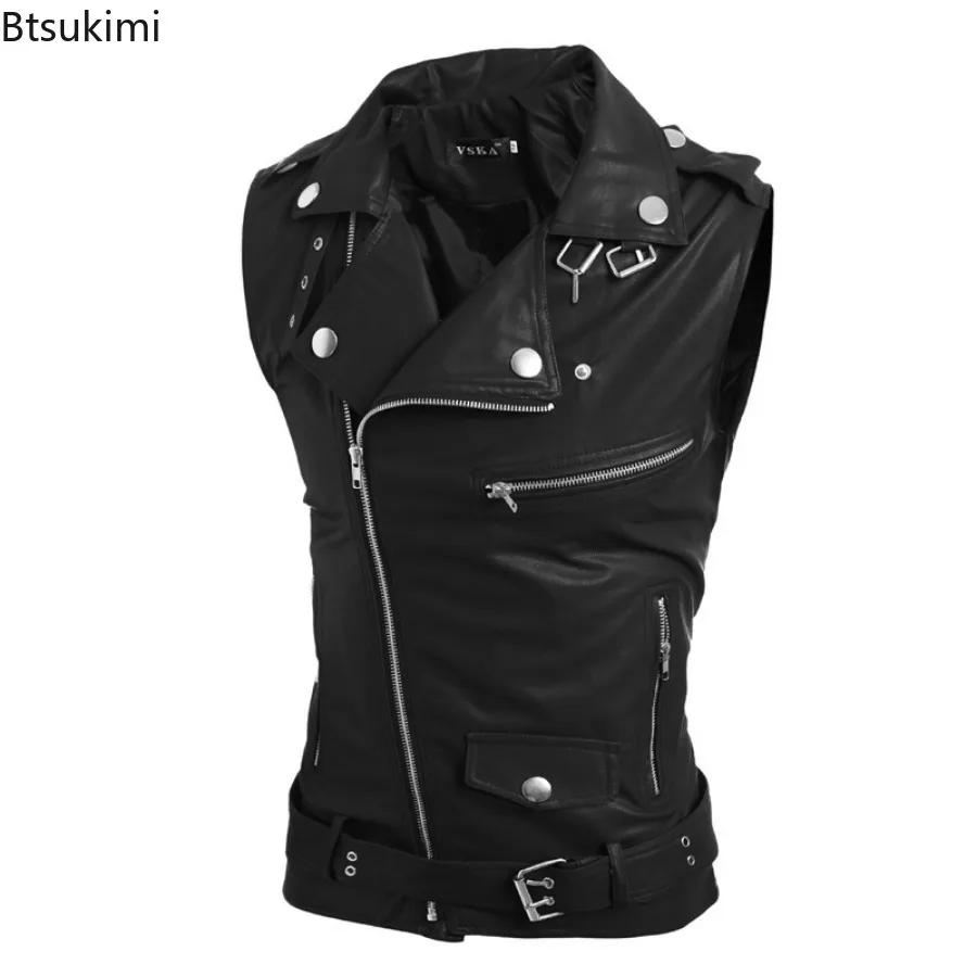 سترة جلدية كاجوال للرجال موديل - مراجعة Leather Work Vest وسعره