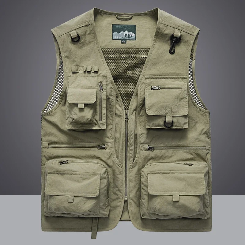 الصيف الرجال تفريغ سترة معطف ا - مراجعة Leather Work Vest وسعره