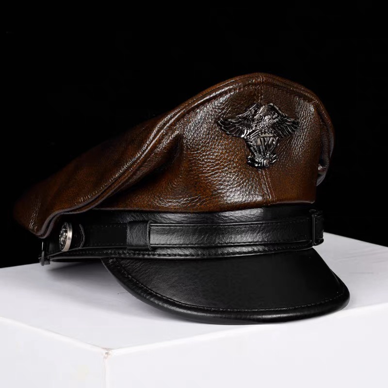 2025 قبعات عسكرية ألمانية كلاس - مراجعة Leather Work Hat وسعره