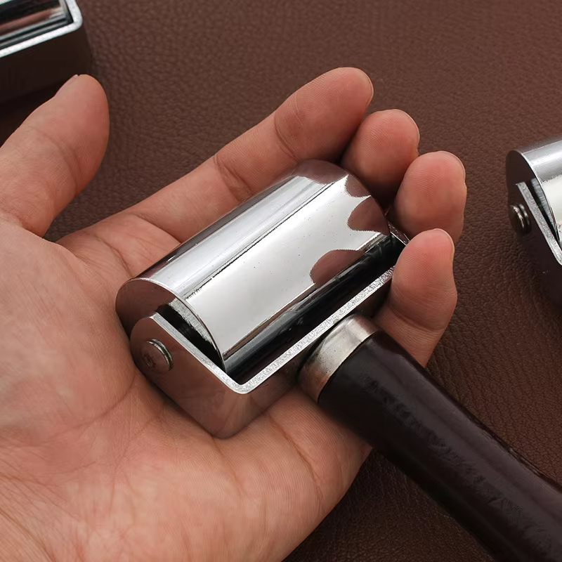 25/60/100 مللي متر مقبض خشبي ا - مراجعة Leatherwork Edge Creaser وسعره