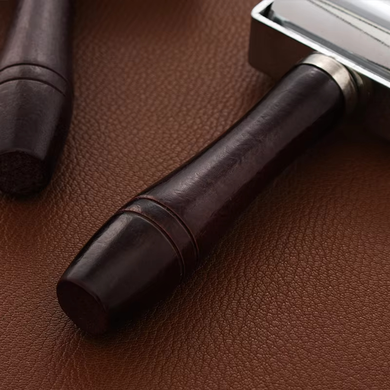 25/60/100 مللي متر مقبض خشبي ا - مراجعة Leatherwork Edge Creaser وسعره