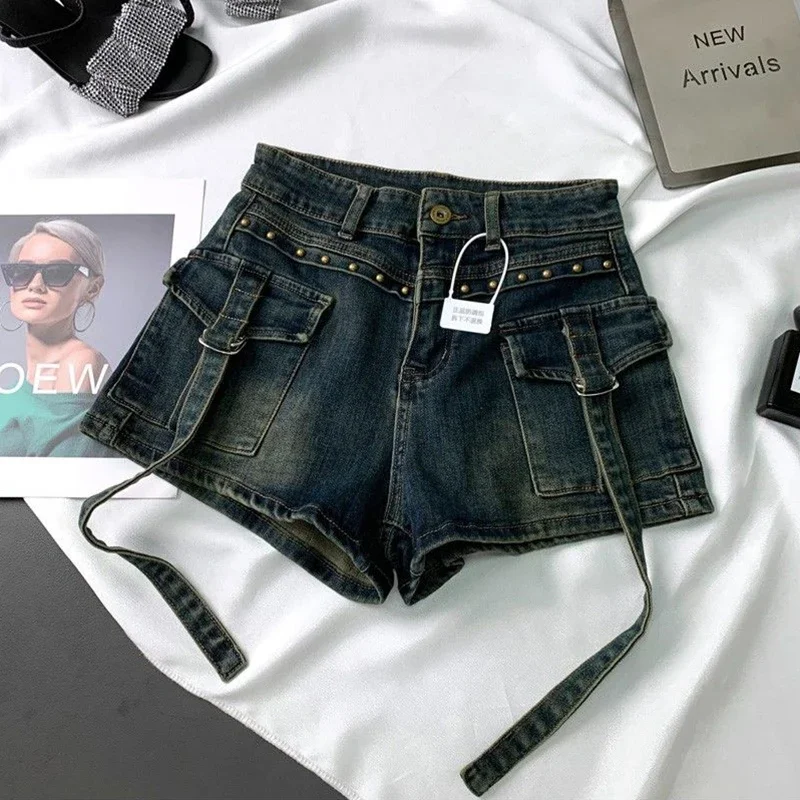 Y2K 2000S البضائع الدنيم السرا - مراجعة Leather Work Jeans وسعره