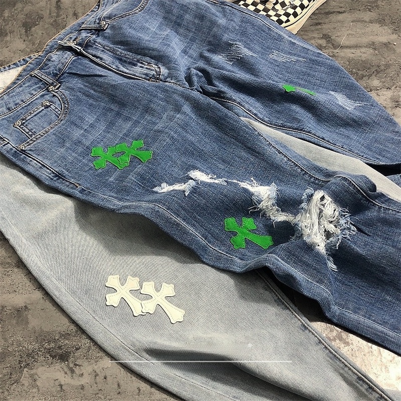 بنطلون جينز نسائي طويل بخصر عا - مراجعة Leather Work Jeans وسعره