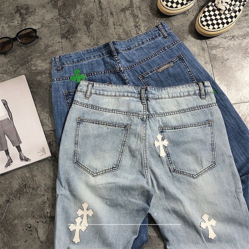 بنطلون جينز نسائي طويل بخصر عا - مراجعة Leather Work Jeans وسعره
