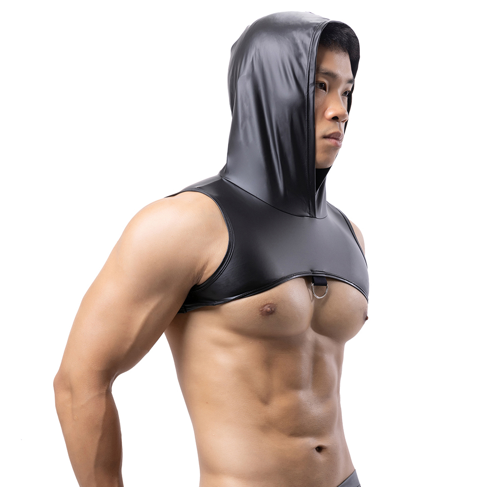 الرجال فو الجلود مقنعين اللياق - مراجعة Leather Work Vest وسعره
