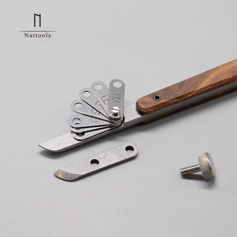 Nattools أداة كريسر حافة جلدية - مراجعة Leatherwork Edge Creaser وسعره