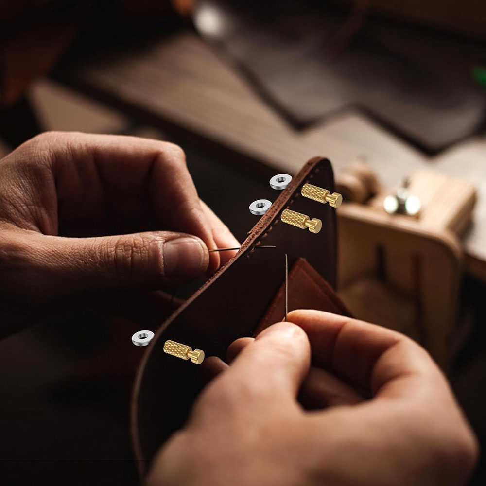 5 قطعة إبرة تحديد المواقع للخي - مراجعة Leatherwork Clamp وسعره