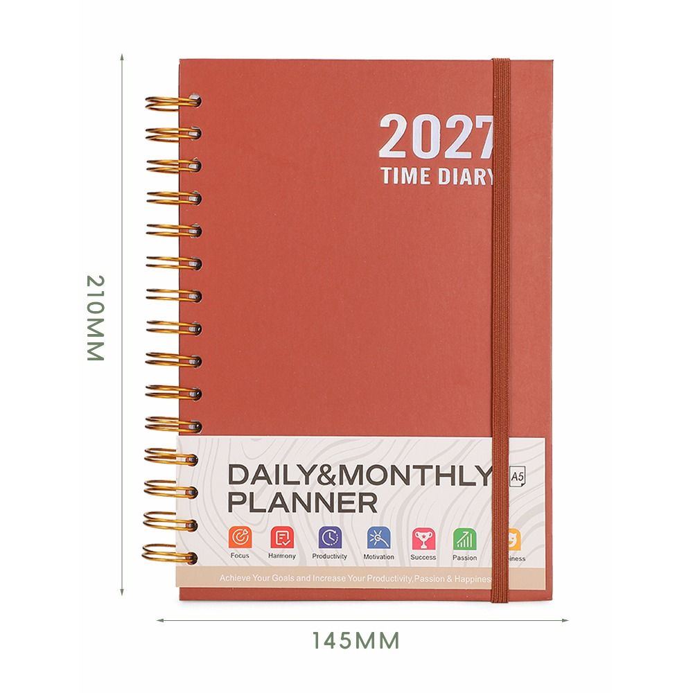 دفتر تخطيط جديد A5 2027 باللغة - مراجعة Leatherwork Plans وسعره