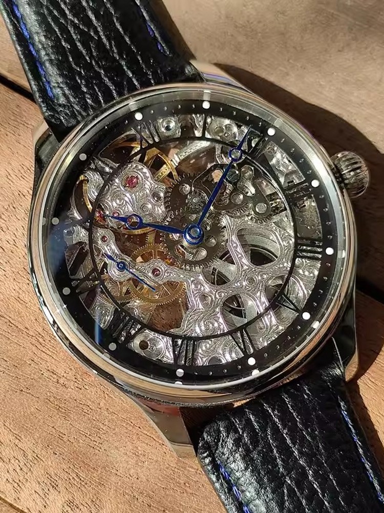 ساعات يد رجالية ميكانيكية أنيق - مراجعة Leatherwork Ideas وسعره