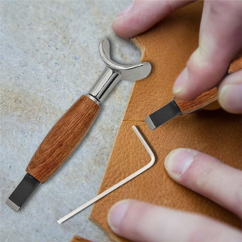 أداة نحت جلدية يدوية دوارة للف - مراجعة Leatherwork Manual وسعره